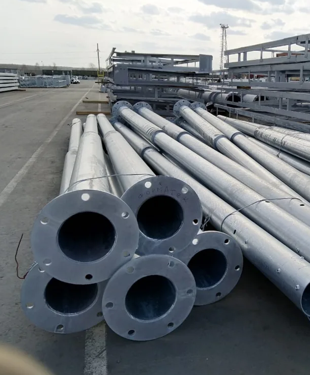 Опора силовая трубная ОСТ купить - Опоры освещения